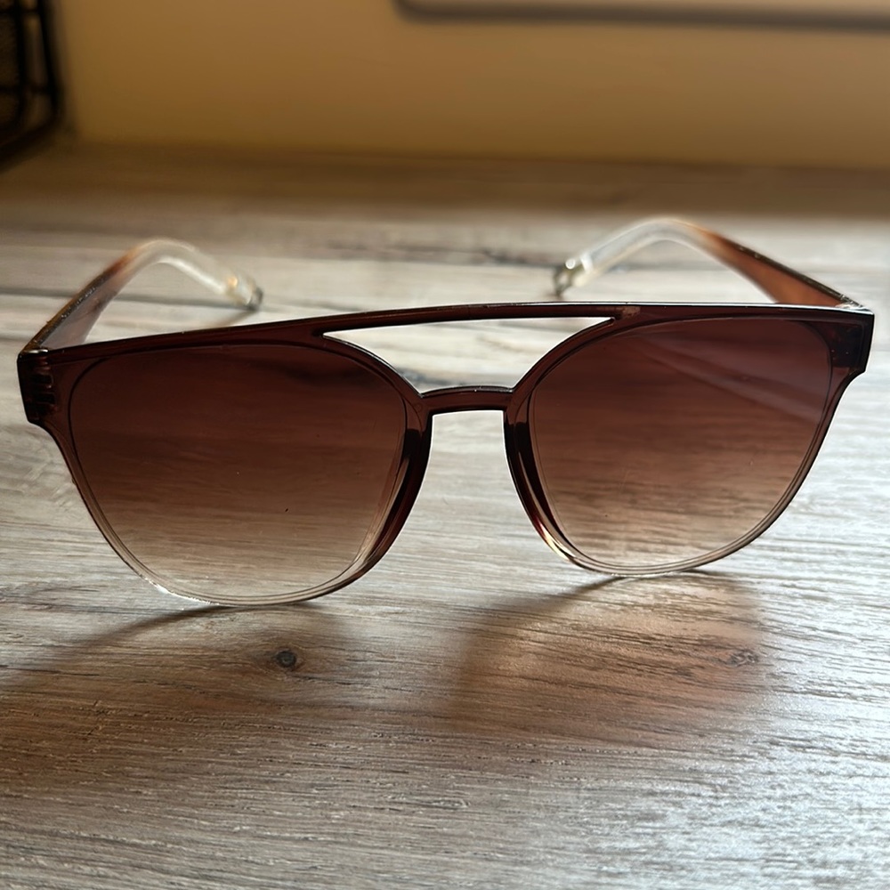 Brown Faded Sunglasses